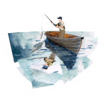 Fishing, Grace Alexandra Russell (http://www.gracerussell.co.uk/)